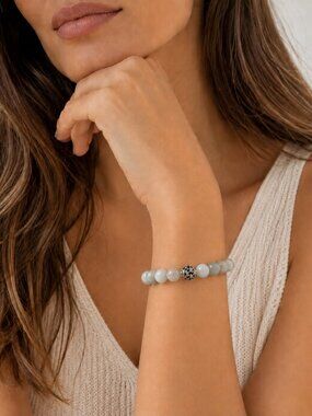 Bracelet Jade Vert - Pierres naturelles - Bracelet Extensible